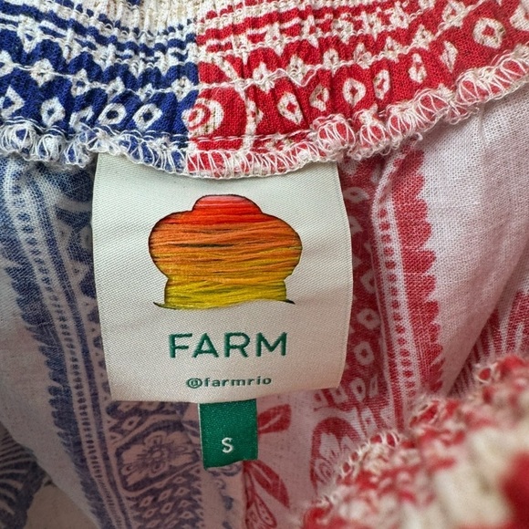 Farm Rio Mixed Pineapple Garden Mini Dress Small B2829 - Picture 5 of 6